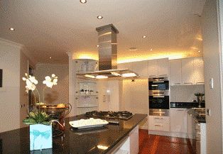 Примеры освещения кухни