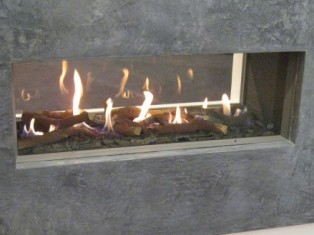 газовый камин для дачи