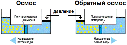 осмос и обратный осмос